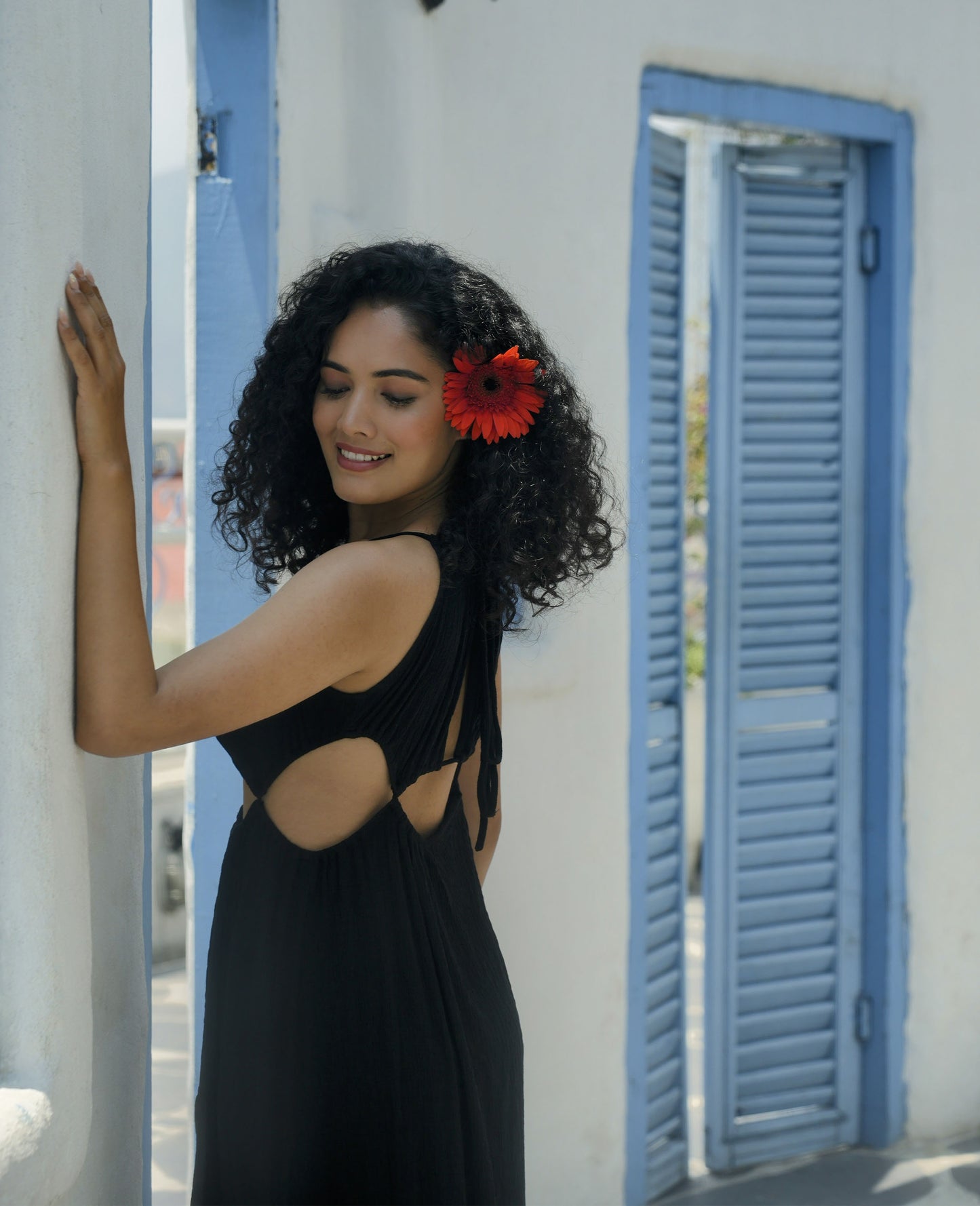 Noir Seduction/Black Maxi Dress
