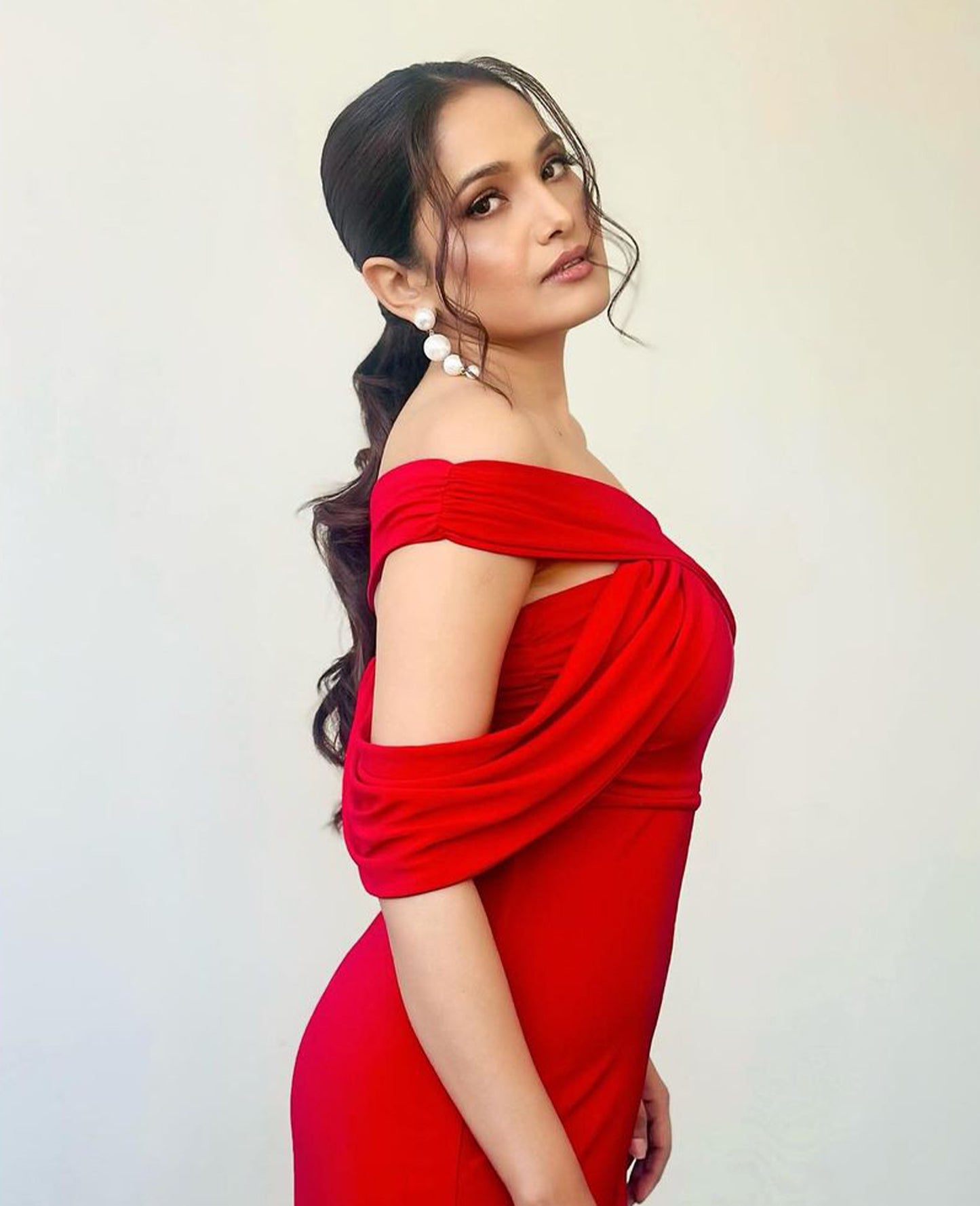 Red Jersey Jumpsuit