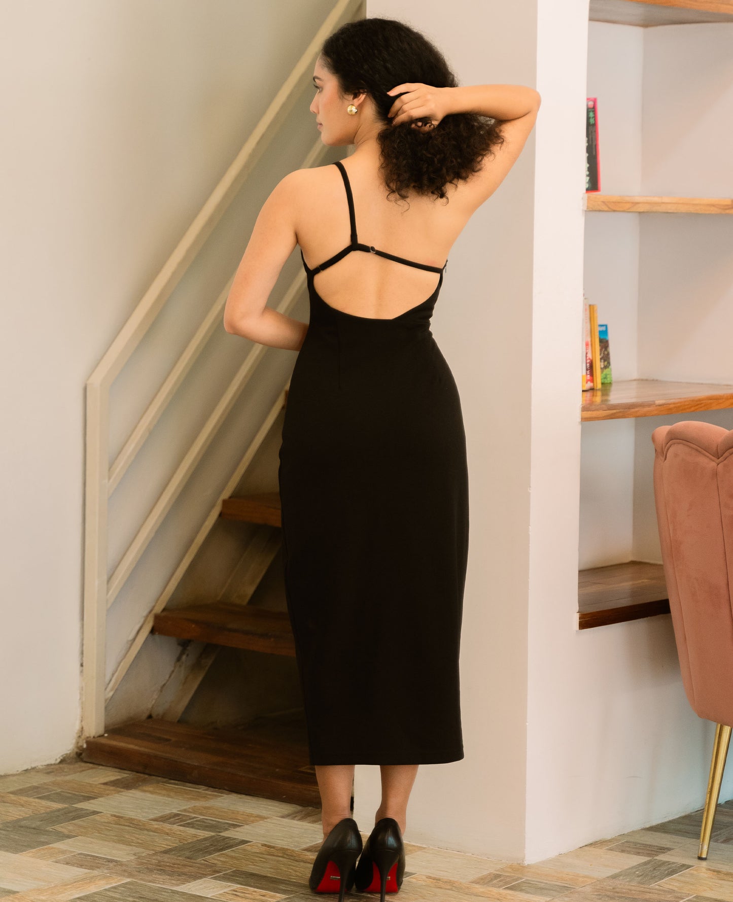 Cut Out Midi Dress