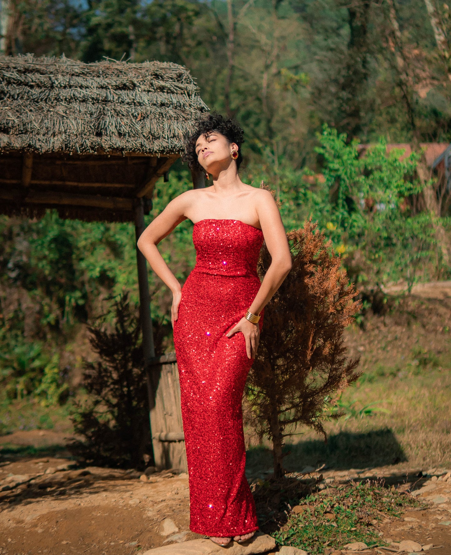 Twilight sparkle Tube Maxi Dress