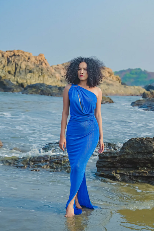 Elysian Drape one Shoulder Dress