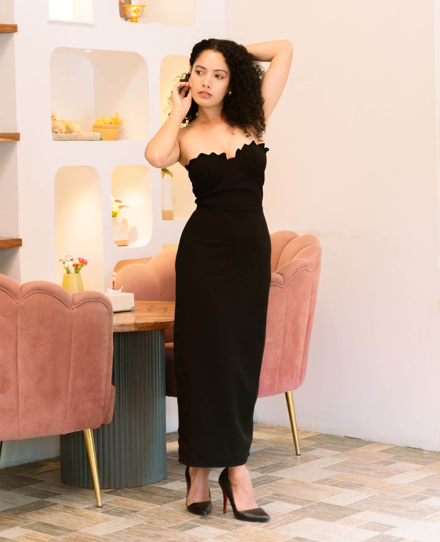 Seashell Midi Dress